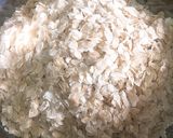 Hình bước làm 1 của món Bánh tét cốm dẹp