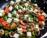 Foto del paso 5 de la receta: Caprese Con Champignone🍄 y Pimentón verde...!🌶️