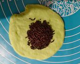 Foto langkah ke 4 dari resep Roti Kukus Pandan Cokelat.