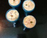 A picture of step 9 of Butterscotch custard flavoured kulfi falooda.