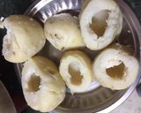 A picture of step 1 of Dum Aloo restaurant style.