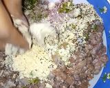 A picture of step 4 of Kofta Biryani.
