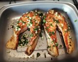 A picture of step 3 of Lemon and Garlic Salmon Steaks.