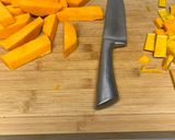 Foto del paso 1 de la receta: Ensalada de Calabaza Otoñal con Crujiente de Jamón Serrano, Granada y Rulo de Cabra