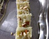 A picture of step 11 of Milk powder nariyal barfi.