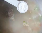 A picture of step 3 of Hot & sour soup.