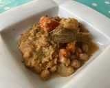 Foto del paso 4 de la receta Potaje de garbanzos vegetariano, con especias Sabor Cookpad y camarotges