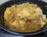 A picture of step 7 of Chicken salan biryani.