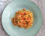 Foto langkah ke 6 dari resep 600. Spaghetti Tuna Aglio Olio.