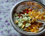 A picture of step 8 of Russian salad.