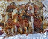 A picture of step 3 of Grilled Capelin Curry Wrapped.