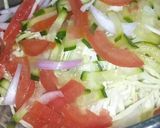 A picture of step 3 of Shawarma wrap.