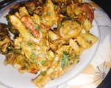 A picture of step 5 of Chicken and mix Veggies pakoray 😋😋😋.
