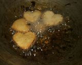A picture of step 3 of Bread Jamun.