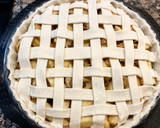Foto del paso 9 de la receta: Pastel con nueces, pasas, manzanas y cabello de ángel