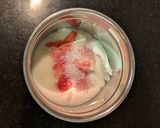 A picture of step 3 of Rose Lassi.