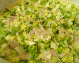 Foto del paso 5 de la receta: Quiche de jamón York, puerro y brócoli