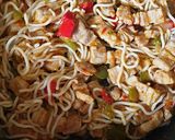 A picture of step 3 of Sweet Chilli & Garlic Pork stir fry.