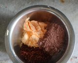 A picture of step 3 of Poha chocolate magic 🍫🍫.