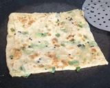 A picture of step 6 of Spring onion paranthe.