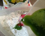 Foto langkah ke 3 dari resep Kue Putu Pandan.