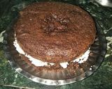 A picture of step 11 of Eggless chocolate cake without oven.