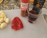 Foto del paso 1 de la receta: Boquerones fritos con requemao de ajos, pimientos morrones, cayena y vinagre