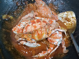 Kepiting rajungan saus padang