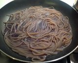 A picture of step 6 of Linguine with Clams and Purple Cauliflower Cream.