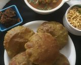 छोले मसाला पालक पूरी ( chole masala palak रेसिपी चरण 7 फोटो