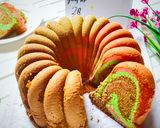 Foto langkah ke 6 dari resep Cake Pinokio Coklat Hijau Merah Rose.