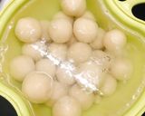 Hình bước làm 6 của món Chè trôi nước nhân đậu xanh
