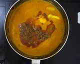 A picture of step 7 of Besan egg curry.