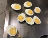Une image de l'étape 11 de Salade tricolore aux œufs.