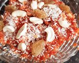 A picture of step 4 of Dry fruit gajar ka halwa.