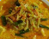 Foto langkah ke 6 dari resep Lodeh Tahu & Sayuran.
