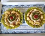 A picture of step 7 of Veggie fruit tikki chat.