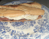 Foto del paso 4 de la receta: Bocata de pan tostado con jamón serrano y huevo, exquisito!