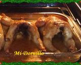 Foto del paso 5 de la receta: Picantones al horno con uvas y naranja.