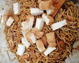 Gambar langkah 4 resipi Mee goreng mamak.