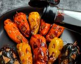 Foto del paso 4 de la receta: 🎃 PAPRIKAS RELLENAS, VERSIÓN Halloween 🎃
