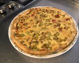Une image de l'étape 9 de Tarte à la rhubarbe crème vanille et épeautre.