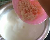 A picture of step 3 of Mango kheer.