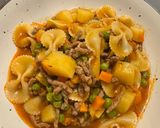 Foto del paso 8 de la receta: Fideos guisados con carne y verduras