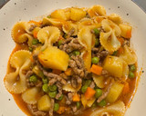 Foto del paso 8 de la receta: Fideos guisados con carne y verduras