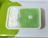 A picture of step 5 of Sooji ka halwa with fresh cream.