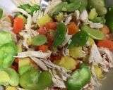 Foto del paso 1 de la receta: Salpicón de pollo al ajo