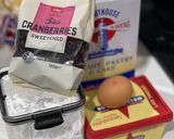 ｜烘焙｜蔓越莓 x 手工奶油餅乾的食譜步驟1照片