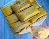Foto langkah ke 8 dari resep Nagasari roti tawar gurih.