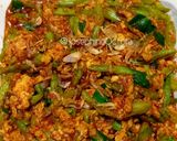 Foto langkah ke 4 dari resep Tumis Terasi Buncis Telur.